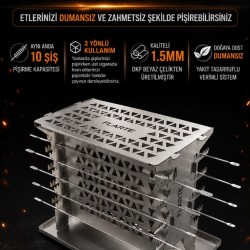 Flarte Dikey Mangal Katlanabilir FM-5 