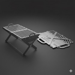 Katlanabilir Çanta Mangal 30x50