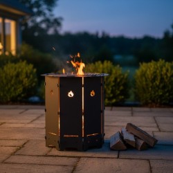 Taşınabilir Sekizgen Ateş Çukuru - Hexagon