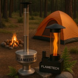 Yeni Nesil Dumansız Pelet Şöminesi - Flame Tech