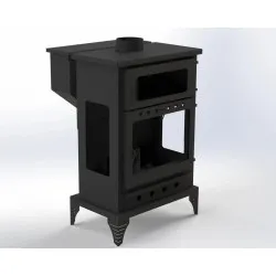 Kuzineli Hibrit Şömine & Soba