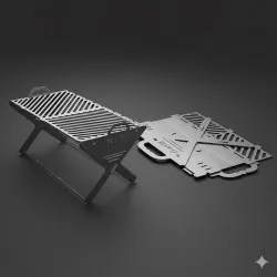 Katlanabilir Çanta Mangal 30x50